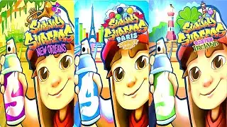 Subway Surfers New Orleans vs Paris vs Easter Ireland