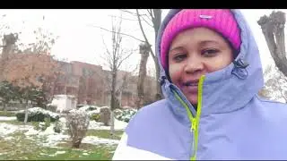romania bucharest snow ❄ ሮሚኒያ ስኖ