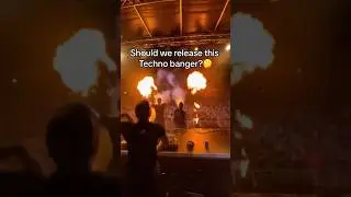 LET US TAKE A TIKTOK ON A FESTIVAL 🥳🤯 #techno #remix #rave #party #viral #tiktok #festival #fypシ