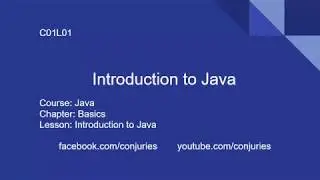 Java • Basics • Introduction to Java • (Filipino) • C01L01