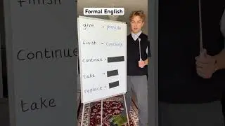 FORMAL ENGLISH WORDS #englishlesson #englishteacher #learnenglish #englishtips #ingles #ESL