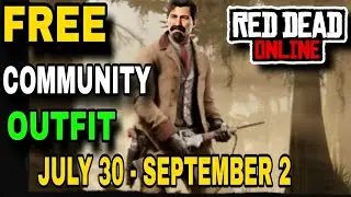 RDR 2 ONLINE ( FREE COMMUNITY OUTFIT ) REDDITOR Terryuch | JULY 30 - SEP 2 | GUIDE