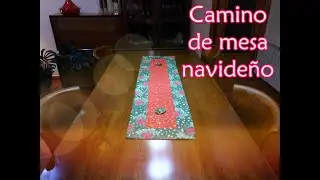 How to make a Christmas table runner 2