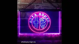 Alfa Romeo LED Neon Sign