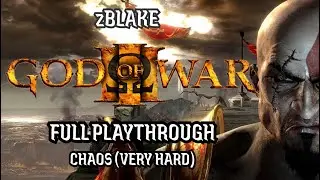 GOD OF WAR 3 - Full Playthrough - CHAOS (Very Hard) - No Glitches