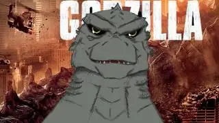 Godzilla Trailer 2014 Movie Interview with Godzilla Parody