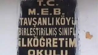Sivas Hafik Tavşanlı köyü Okulu