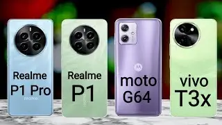 Realme P1 Pro 5G vs Realme P1 5G vs Motorola G64 5G vs Vivo T3x 5G