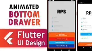 Flutter - Animated Bottom Drawer | Flutter UI Tutorial