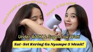 HAIR DRYER PALING SAT SET & BIKIN RAMBUT LEMBUT POL! |NVMEE LUNA HAIR DRYER