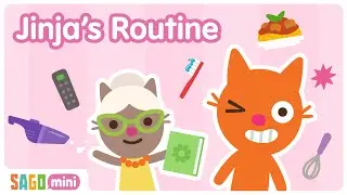 Jinja the Cat’s Daily Routine 🐾 | Fun & Healthy Habits for Kids | Sago Mini