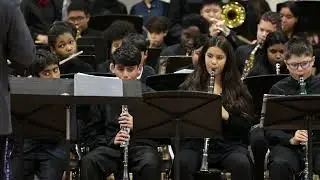 Thomas Jefferson Middle School Band Winter Concert 12/13/23