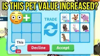 IS THIS PET VALUE INCREASED in Adopt me?
