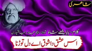 BaBa Bulleh Shah Kalam Best 🍁  | Ishq Da shoq A Dil Torna | Wakhra_Malang |#Short