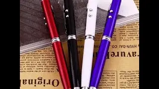 pen - laser pointer, flashlight 4 in 1 Stylus