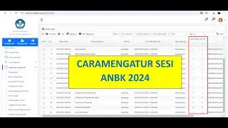 Cara mengatur sesi ANBK 2024