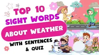 Top 10 Sight Words about Weather