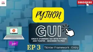 TKINTER ENTRY WIDGET IN TAMIL: GUI DEVELOPMENT PYTHON 🔥 #PythonGUI