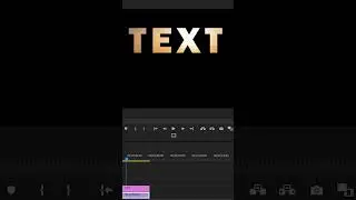 How to create Text reflection effect #premierpro #tutorial #premierepro2024