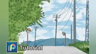How To Draw Anime Background In ibisPaintx | Tutorial 