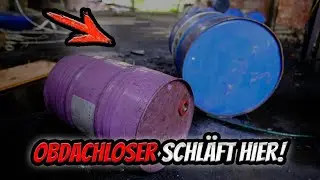OBDACHLOSER schläft in diesem GEBÄUDE! Verlassene ZIEGELEI | Lost Places