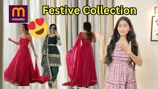 🥰 Meesho Festive Collection ❣️ Meesho haul🥰 Latest desiner collection 😘