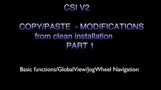 RE EDIT - "COPY+PASTE" how to modify, from clean installation of VERSION 2