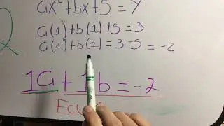 FUNCION CUADRATICA A PARTIR DE UNA TABLA DE VALORES
