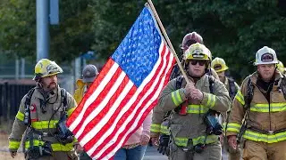First responders annual memorial walk to remember those lost on September 11, 2001.