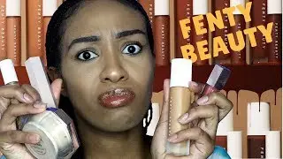 LETS TALK ABOUT THESE FENTY BEAUTY PRODUCTS! (FOUNDATIONS, NEW CONCEALERS AND SETTING POWDERS)