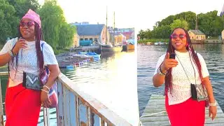 Exploring Tønsberg in Norway | the other side of the canal bridge | Western shore of the Oslofjord