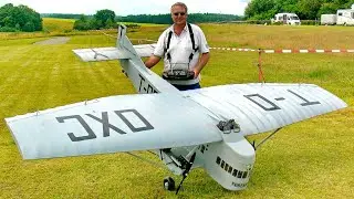 AMAZING HUGE !!! RC F-121 FARMAN JABIRU / SCALE MODEL ELECTRIC AIRPLANE / FLIGHT DEMONSTRATION !!!