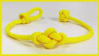 How To Make An Eternity Knot Friendship Paracord Bracelet Single Strand Loop And Knot