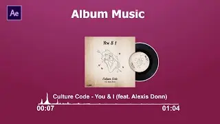 How to create Album Cover Music in After Effects | Cassette Music