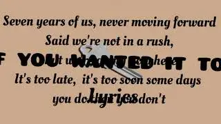 Jake Scott - If you wanted it too ( Lyrics )