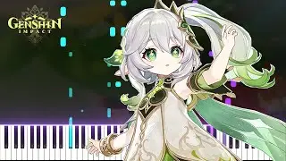 Nahida: Boundless Bliss - Genshin Impact Character Demo OST | [Piano Cover] (Synthesia)「ピアノ」