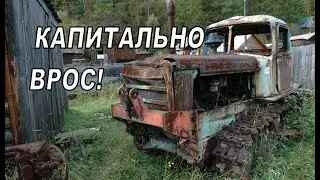 ДТ-75 после 17 лет простоя..
