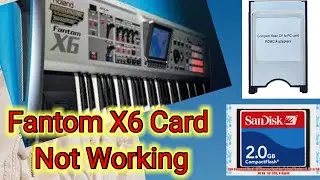 Roland Fantom X6 Card Not Work / x6 card not working /  sk radio