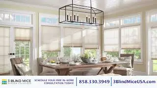 Custom Window Coverings for San Diego Homes | 3 Blind Mice Window Coverings