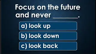 Phrasal Verbs - Look | English Vocabulary Test