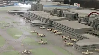 Diorama of Haneda Airport at Tokyo Haneda Airport!