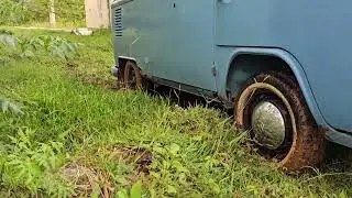 I got the Kombi Stuck in the Mud