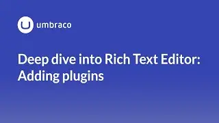 Deep dive into Rich Text Editor: Adding plugins