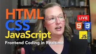 LIVE 🔵 Coding a Vanilla JavaScript Slider w/AI • HTML CSS JS Project • Part 7