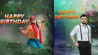 Happy Birthday Photo Editing | Picsart Birthday Photo Editing Tutorial | Picsart Photo Editing