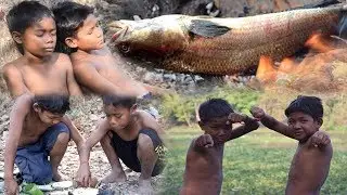 Jungle khfood | Survival Skills - Cacth Big Fish In Water And Cooking - in a big forest