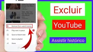 Como excluir o histórico de exibição do YouTube ||Excluir o histórico de pesquisa do YouTube