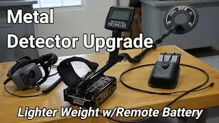 Metal Detector Upgrade - Lighter Weight with Remote Battery