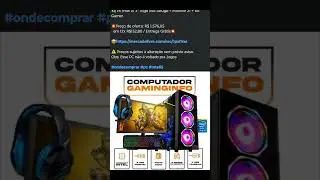 🇧🇷 Pc Intel I5 3ª 16gb Ssd 480gb + Monitor 21 + Kit Gamer