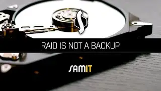 RAID Is Not A Backup